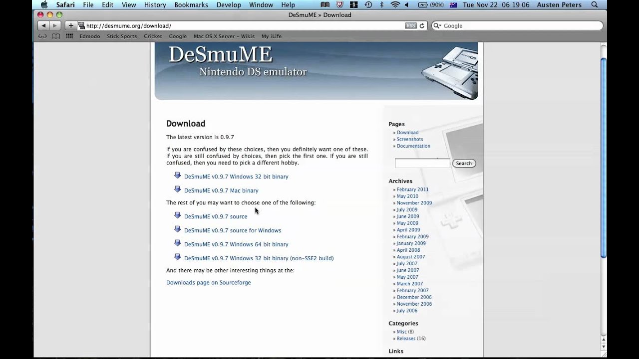 how to download desmume windows